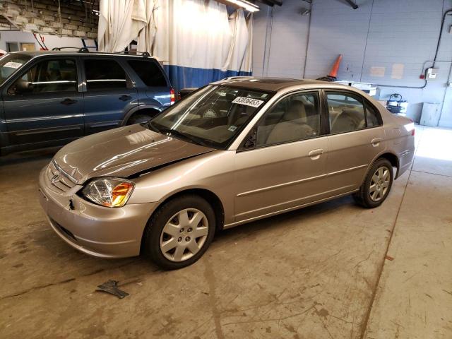 Photo 1 from auction – 2001 HONDA CIVIC EX with VIN 1HGES26731L072716