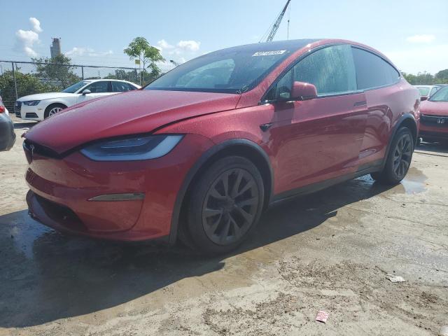 TESLA MODEL X 2022 with VIN 7SAXCBE61NF355866 - Photo from auction