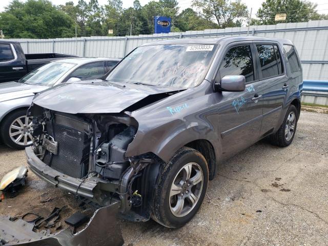 HONDA PILOT SE 2015 with VIN 5FNYF4H32FB054336 - Photo from auction