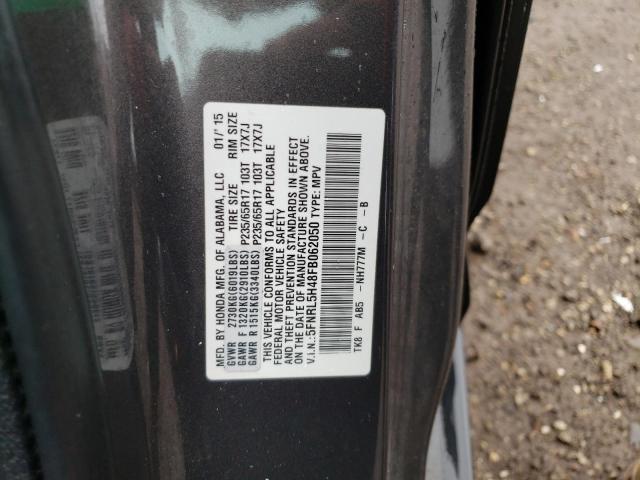 Photo 14 from auction – 2015 HONDA ODYSSEY EX with VIN 5FNRL5H48FB062050