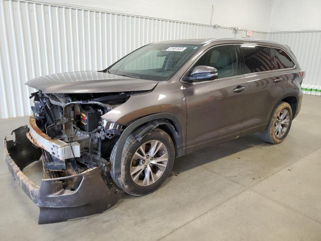 TOYOTA HIGHLANDER 2014 with VIN 5TDKKRFH4ES038078 - Photo from auction