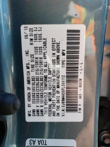 Photo 14 from auction – 2015 HONDA CR-V LX with VIN 5J6RM4H35FL088112