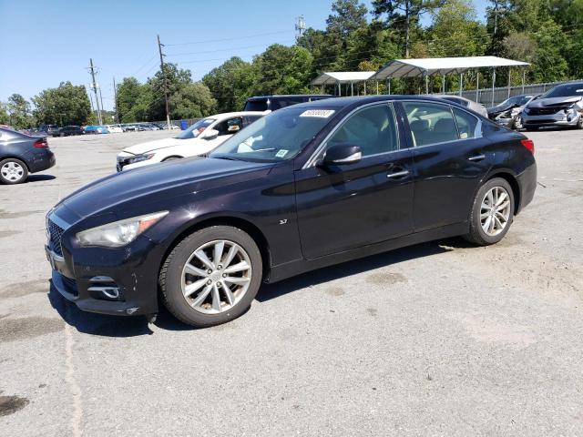 INFINITI Q50 BASE 2014 with VIN JN1BV7AR4EM690189 - Photo from auction