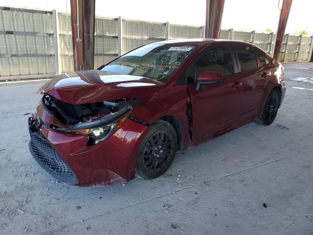TOYOTA COROLLA LE 2022 with VIN 5YFEPMAE0NP333332 - Photo from auction