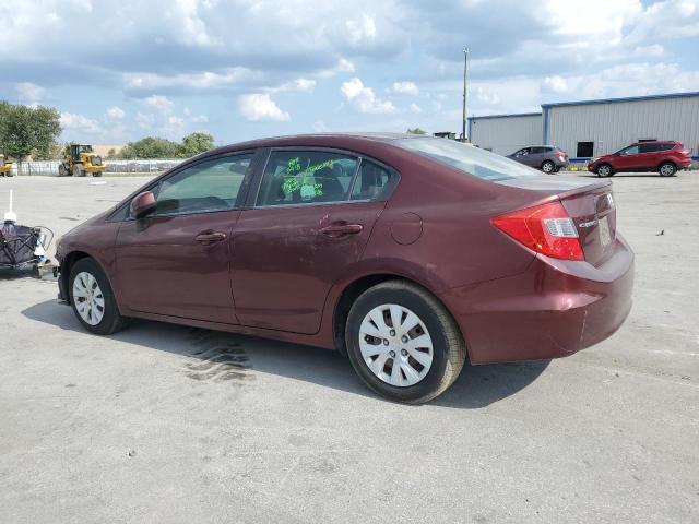 Photo 2 from auction – 2012 HONDA CIVIC LX with VIN 19XFB2F54CE100746