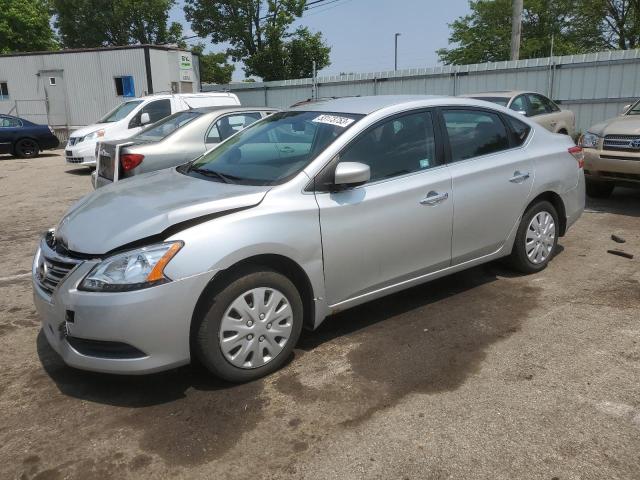 NISSAN SENTRA S 2014 with VIN 3N1AB7AP4EL691291 - Photo from auction