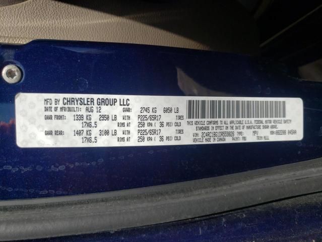 Photo 14 from auction – 2013 CHRYSLER TOWN & COU with VIN 2C4RC1BG1DR559826
