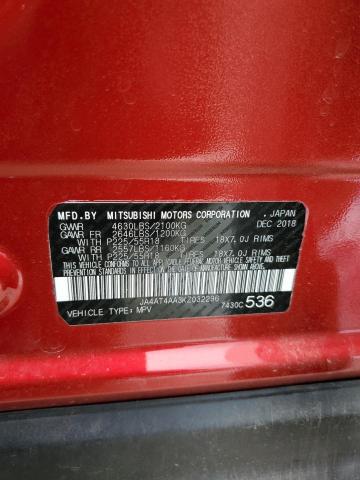 Photo 14 from auction – 2019 MITSUBISHI ECLIPSE CR with VIN JA4AT4AA3KZ032296