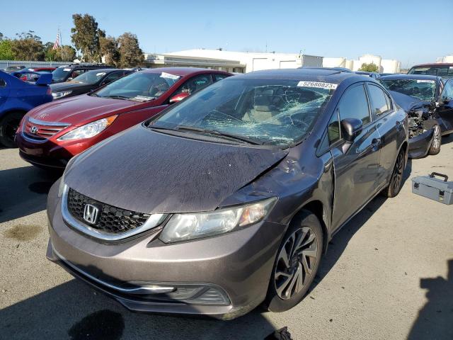 HONDA CIVIC EX 2014 with VIN 19XFB2F87EE246409 - Photo from auction