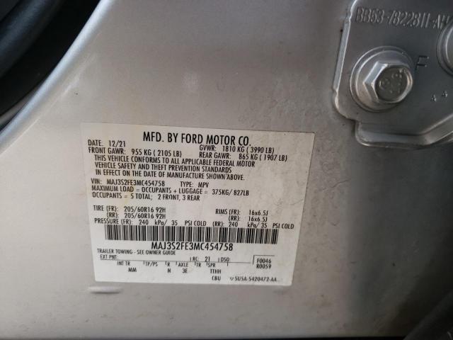 Photo 14 from auction – 2021 FORD ECOSPORT S with VIN MAJ3S2FE3MC454758