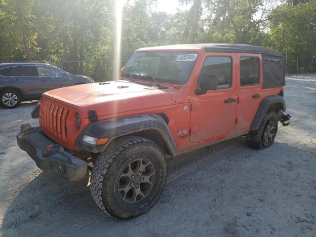 JEEP WRANGLER U 2018 with VIN 1C4HJXDG7JW277100 - Photo from auction