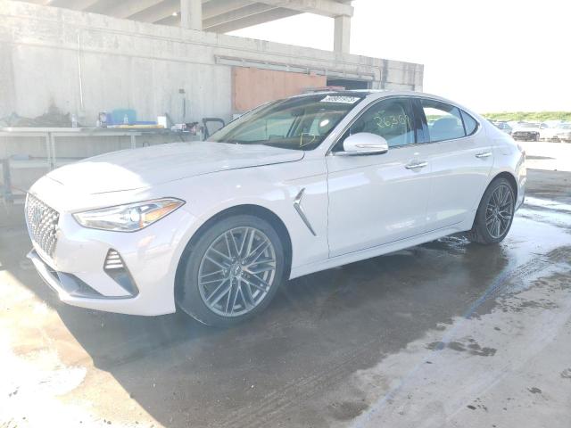 GENESIS G70 ELITE 2019 with VIN KMTG34LA1KU034737 - Photo from auction