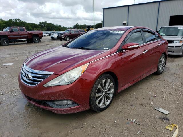 HYUNDAI SONATA SE 2014 with VIN 5NPEC4AB4EH879985 - Photo from auction