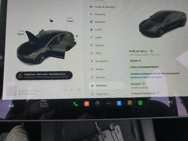 Photo 9 from auction – 2021 TESLA MODEL 3 with VIN 5YJ3E1EA6MF083527