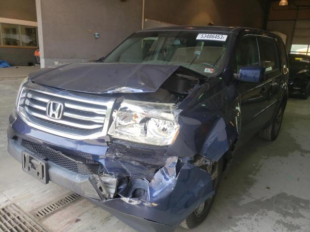 HONDA PILOT EXL 2013 with VIN 5FNYF4H57DB048661 - Photo from auction
