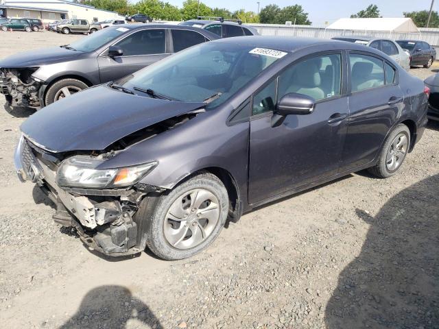 HONDA CIVIC LX 2014 with VIN 19XFB2F50EE201981 - Photo from auction