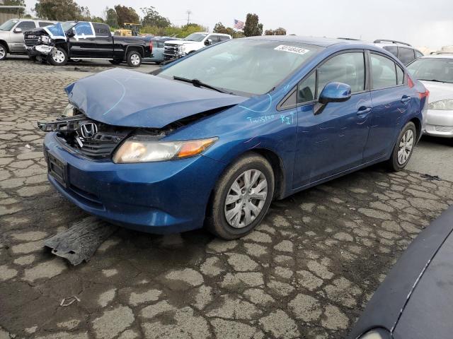 HONDA CIVIC LX 2012 with VIN 2HGFB2F52CH560431 - Photo from auction