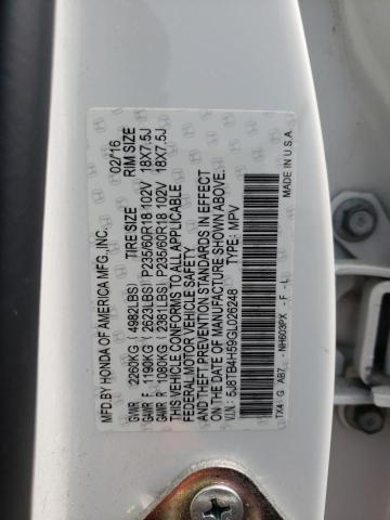 Photo 14 from auction – 2016 ACURA RDX TECHNO with VIN 5J8TB4H59GL026248