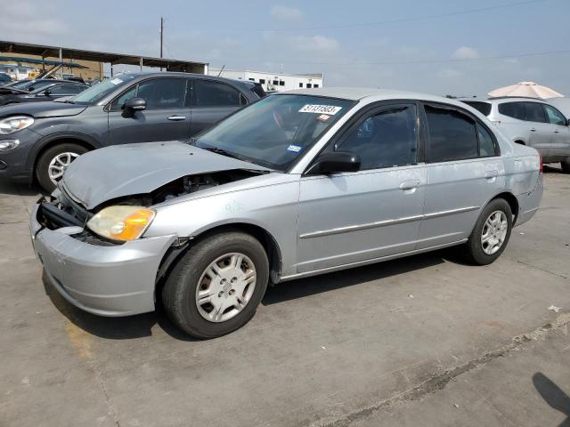 HONDA CIVIC LX 2002 with VIN 2HGES15572H610164 - Photo from auction