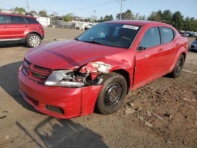 DODGE AVENGER SE 2013 with VIN 1C3CDZAG9DN770664 - Photo from auction