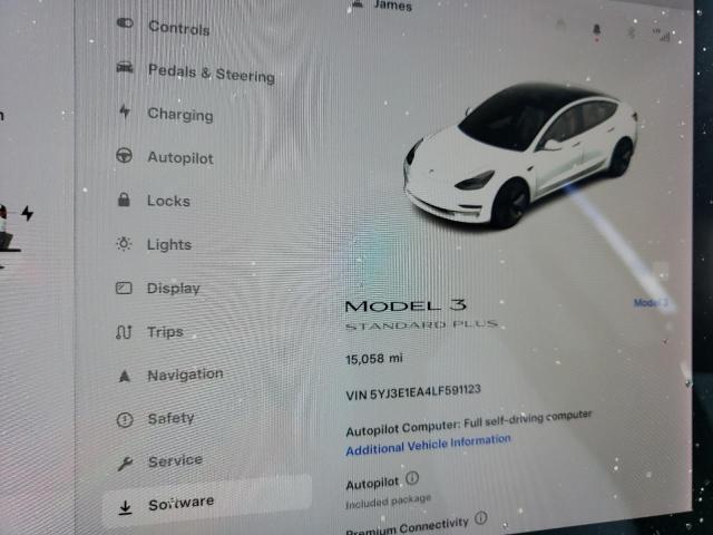 Photo 9 from auction – 2020 TESLA MODEL 3 with VIN 5YJ3E1EA4LF591123