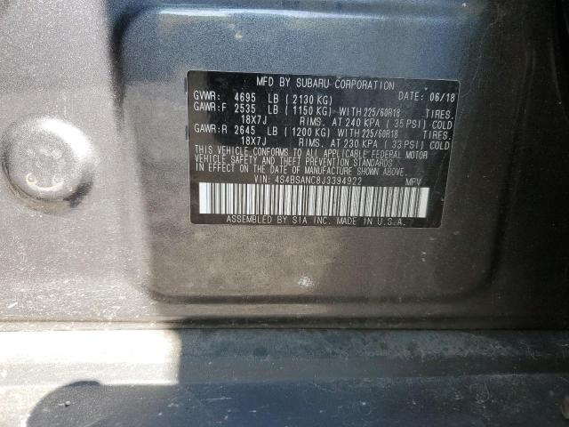 Photo 14 from auction – 2018 SUBARU OUTBACK 2. with VIN 4S4BSANC8J3394922