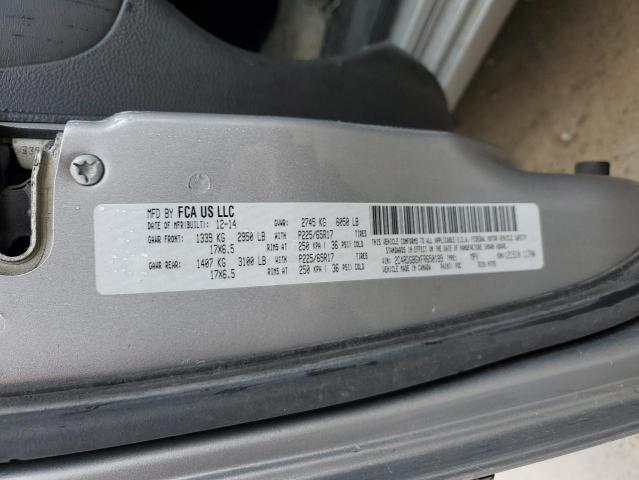 Photo 14 from auction – 2015 DODGE GRAND CARA with VIN 2C4RDGBGXFR650189