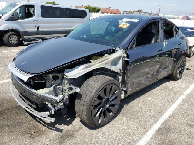 TESLA MODEL Y 2022 with VIN 7SAYGDEFXNF405393 - Photo from auction
