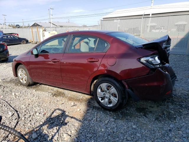 Photo 2 from auction – 2014 HONDA CIVIC LX with VIN 2HGFB2F45EH045837