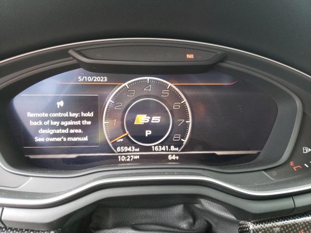 Photo 9 from auction – 2018 AUDI S5 PREMIUM with VIN WAUP4AF55JA057931