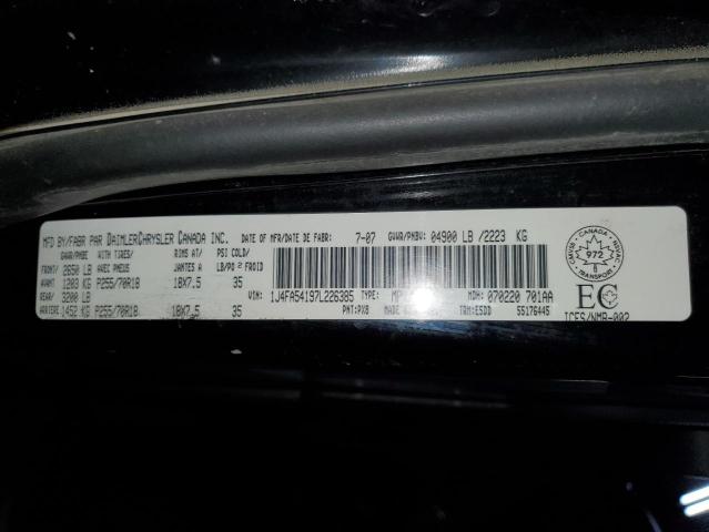 Photo 14 from auction – 2007 JEEP WRANGLER S with VIN 1J4FA54197L226385