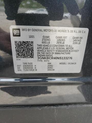 Photo 14 from auction – 2022 CHEVROLET BLAZER 2LT with VIN 3GNKBCR40NS133276