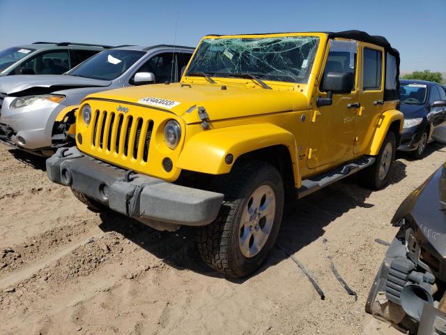 JEEP WRANGLER U 2015 with VIN 1C4BJWEG9FL730480 - Photo from auction