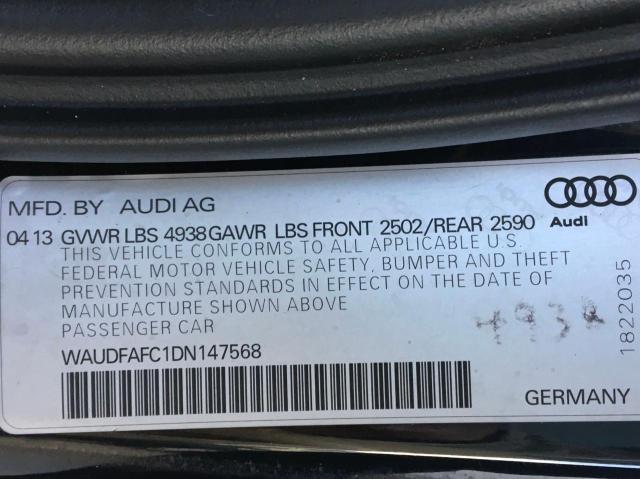 Photo 10 from auction – 2013 AUDI A6 PREMIUM with VIN WAUDFAFC1DN147568