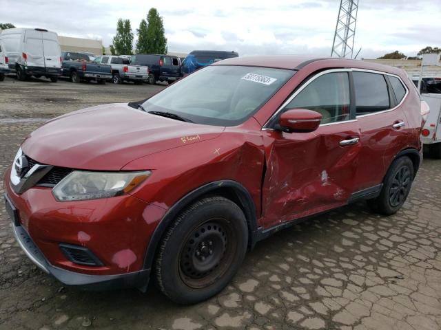NISSAN ROGUE S 2015 with VIN KNMAT2MT6FP533725 - Photo from auction