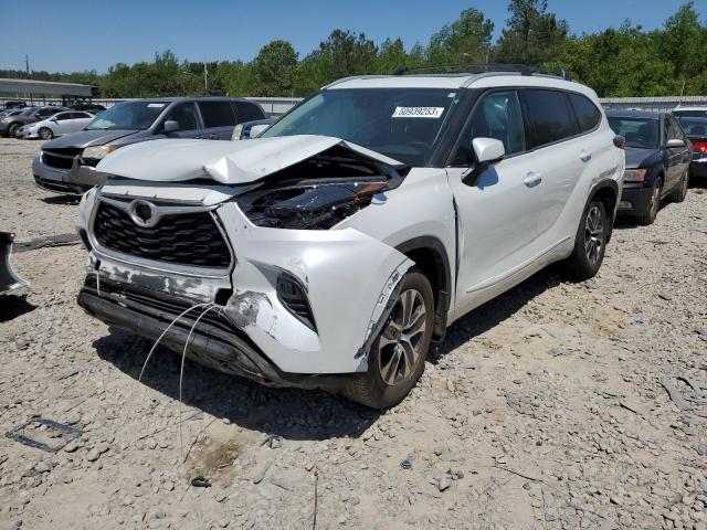 TOYOTA HIGHLANDER 2022 with VIN 5TDHZRAH1NS104258 - Photo from auction