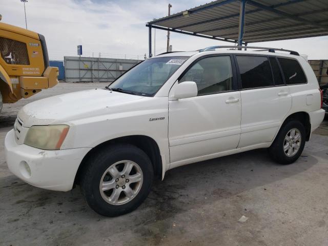 TOYOTA HIGHLANDER 2003 with VIN JTEHF21A730152541 - Photo from auction