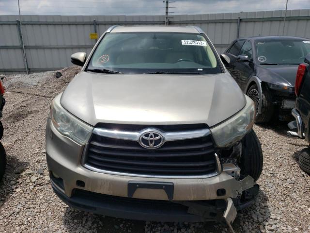 Photo 5 from auction – 2016 TOYOTA HIGHLANDER with VIN 5TDKKRFH1GS125231