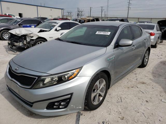 KIA OPTIMA HYB 2015 with VIN KNAGM4AD5F5082988 - Photo from auction