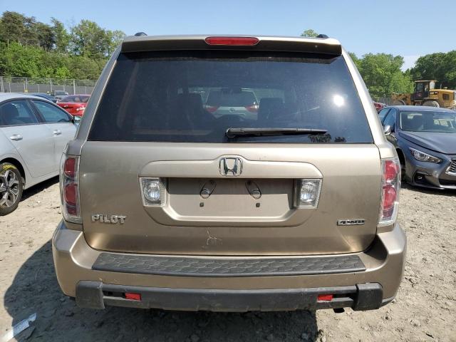 Фото 6 с аукциона – 2006 HONDA PILOT EX с VIN 2HKYF18656H542240