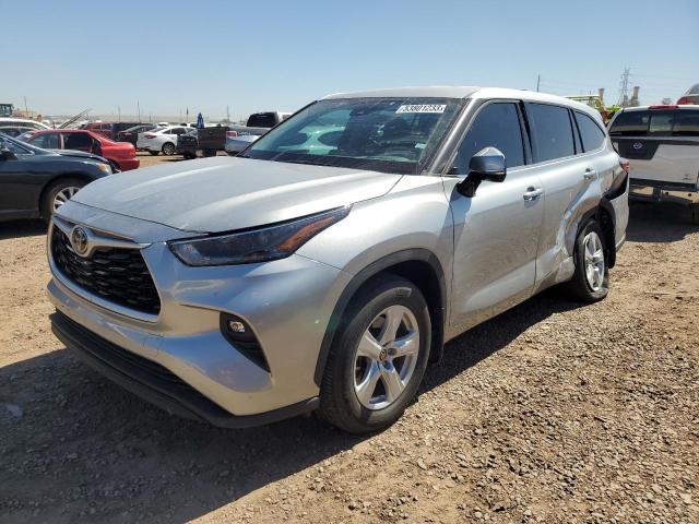 TOYOTA HIGHLANDER 2021 with VIN 5TDBZRBH5MS527668 - Photo from auction