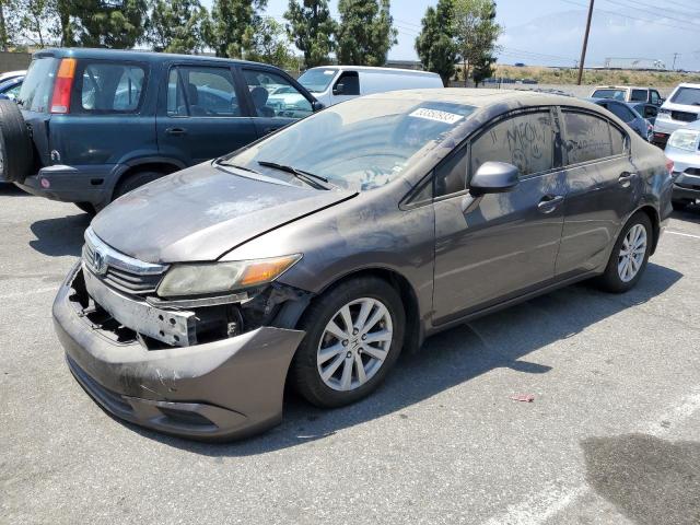 HONDA CIVIC EX 2012 with VIN 2HGFB2F83CH551957 - Photo from auction