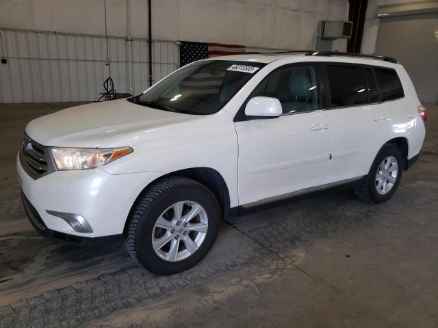 TOYOTA HIGHLANDER 2013 مع رقم تعريف المركبة 5TDBK3EH4DS193825 - صورة من المزاد
