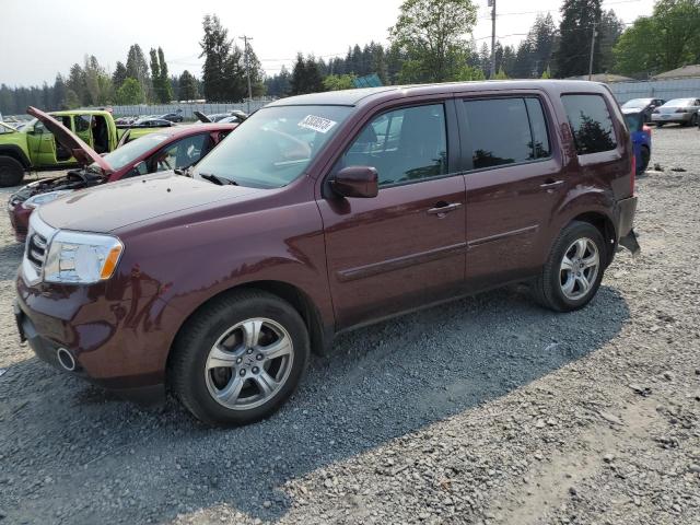 HONDA PILOT EXLN 2015 with VIN 5FNYF4H73FB076087 - Photo from auction