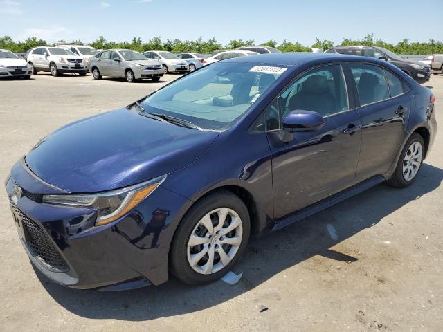 TOYOTA COROLLA LE 2020 with VIN 5YFEPRAE9LP124357 - Photo from auction
