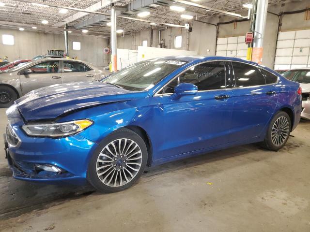 FORD FUSION SE 2017 with VIN 3FA6P0T95HR178343 - Photo from auction