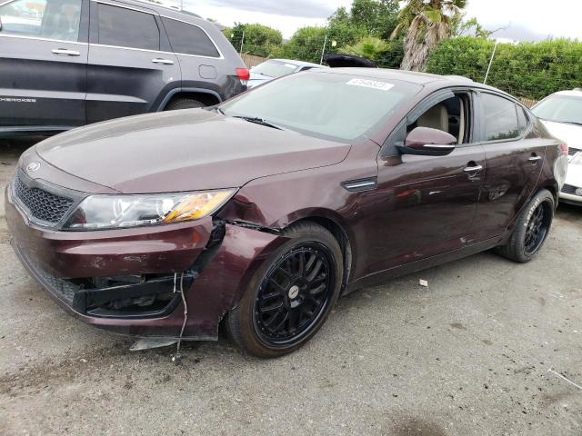KIA OPTIMA LX 2013 with VIN 5XXGM4A77DG122414 - Photo from auction