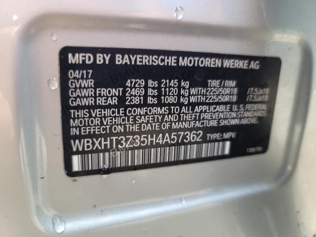 Photo 14 from auction – 2017 BMW X1 XDRIVE2 with VIN WBXHT3Z35H4A57362