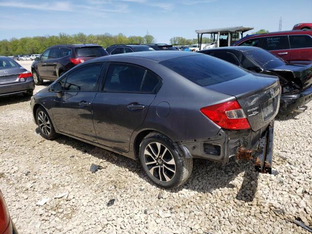 Photo 2 from auction – 2012 HONDA CIVIC LX with VIN 19XFB2F54CE091109