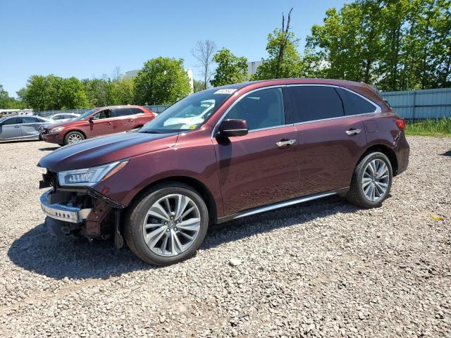 ACURA MDX TECHNO 2017 with VIN 5FRYD4H55HB003423 - Photo from auction